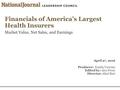 Financials of America’s Largest Health Insurers Market Value, Net Sales, and Earnings April 27, 2016 Producer: Emilia Varrone Edited by: Alex Perry Director: