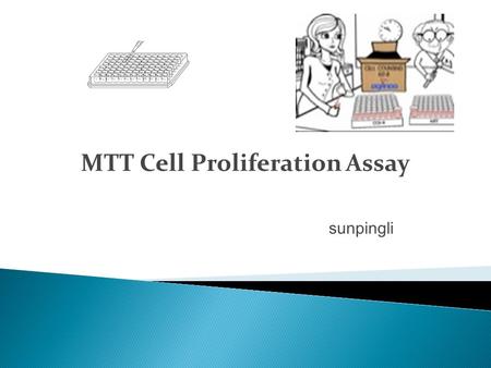 MTT Cell Proliferation Assay sunpingli