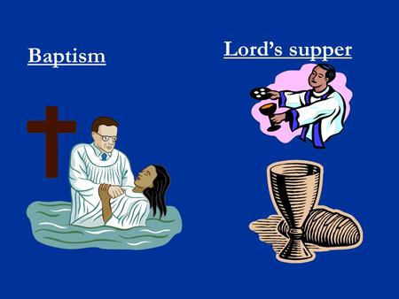 Lord’s supper Baptism. 17 After taking the cup, he gave thanks and said, “Take this and divide it among you. 18 For I tell you I will not drink again.