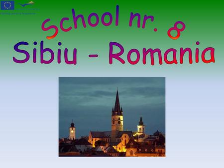Sibiu, a small medieval town in the center of Romania.