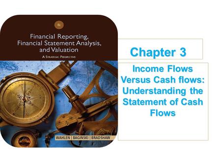 Chapter 3 Income Flows Versus Cash flows: Understanding the Statement of Cash Flows.