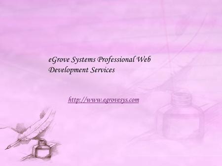 EGrove Systems Professional Web Development Services
