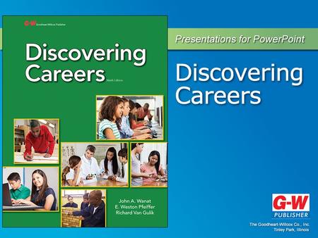 1 The World of Work Chapter 1.1 Importance of Careers Section.
