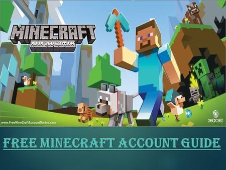 Free minecraft account guide free minecraft account guide.