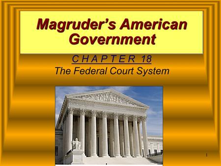 Magruder’s American Government