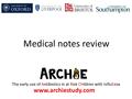 The early use of Antibiotics in at Risk CHildren with InfluEnza Medical notes review www.archiestudy.com.