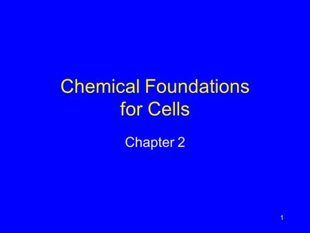 1 Chemical Foundations for Cells Chapter 2. 2 Chemical Benefits and Costs Understanding of chemistry provides fertilizers, medicines, etc. Chemical pollutants.