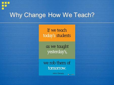 Why Change How We Teach?. 2 The “Modeling Chemistry” Approach to Science Teaching Cheryl Litman.