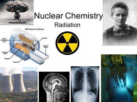 Nuclear Chemistry Radiation. Background – Atomic Structure Electrons Nucleus Protons + neutrons.