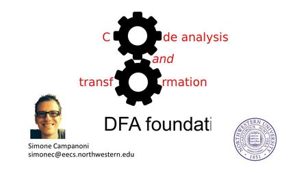 DFA foundations Simone Campanoni
