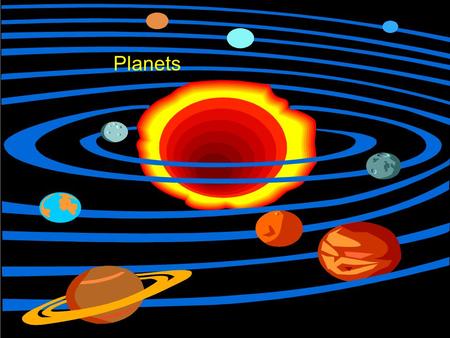Planets. The terrestrial planets and some large moons.