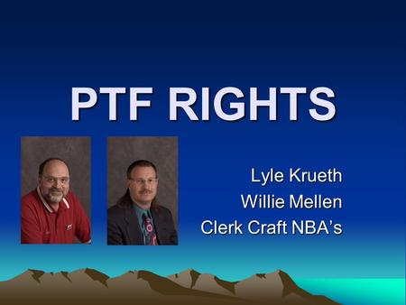 PTF RIGHTS Lyle Krueth Willie Mellen Clerk Craft NBA’s.