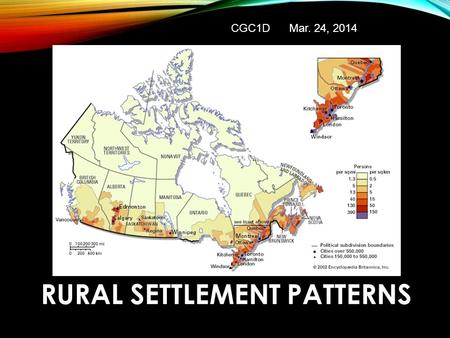 Rural Settlement Patterns
