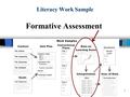 Literacy Work Sample Formative Assessment 1. Overview: Formative Assessment A. Relationship of Formative Assessment to Unit Objective(s) B. Rationale.