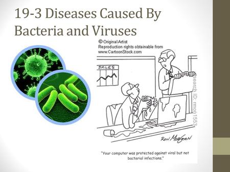 19-3 Diseases Caused By Bacteria and Viruses