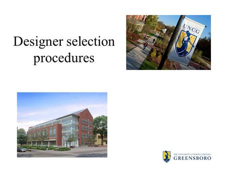 Designer selection procedures. Legal framework Article 3D. Procurement of Architectural, Engineering, Surveying Services, and Construction Manager at.