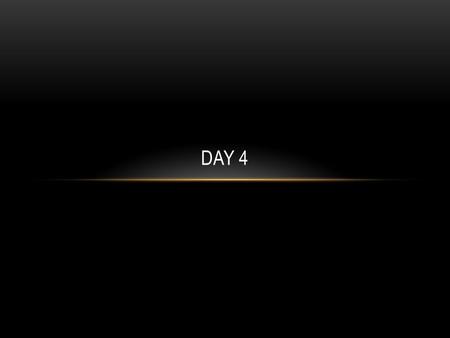 DAY 4. MAKING SOMETHING ‘JUMP’ Simple! Move it a certain amount ‘up’ Glide back to your original spot.