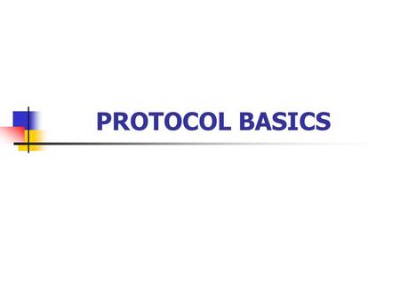 PROTOCOL BASICS. 2 Introduction In chapter 3: Circuits and techniques can be employed to transmit a frame of information between 2 DTEs Error detection.