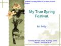 My True Spring Festival. by: Andy Trillium Learning Global 21 st Century Schools Project Kunming #8 High School, Kunming, China Teacher: Jane Zhao 赵坚.