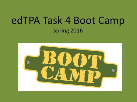 EdTPA Task 4 Boot Camp Spring 2016. What is required for students to be mathematically proficient? According to The National Research Council (2001),
