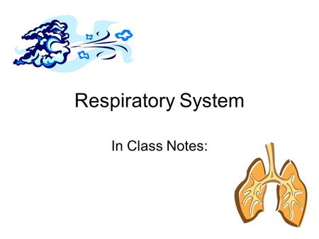 Respiratory System In Class Notes:. Function The function of the circulatory system is to transport nutrients, oxygen, and hormones throughout the body.