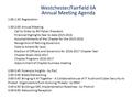 1:00-1:30 Registration 1:30-2:00 Annual Meeting Call to Order by Bill Feher, President Financial Highlights Year to date 2015-2016 Accomplishments of the.