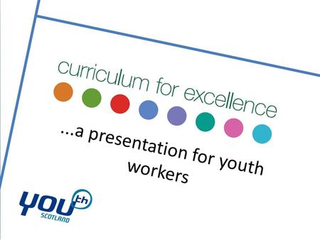 Here’s something you’ll already know Curriculum for Excellence is designed to support young people to develop the four capacities.