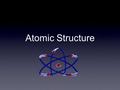 Atomic Structure. Elements are made of atoms The word atom is derived from the Greek word atom which means indivisible. The Greeks concluded that matter.