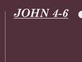 JOHN 4-6. John 4:1-3 Did Jesus baptize or not? Joseph Smith Translation, John 4:1-4 Yes he baptized, evidently not as many as his disciples!