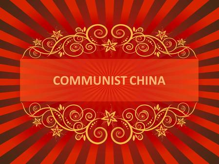 COMMUNIST CHINA. What do you remember??? When a stronger nation dominates a weaker nation it is called… What product did Britain sell to the Chinese in.