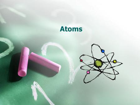 Atoms. Review: Matter is anything that takes up space (has volume) and has weight (has mass).