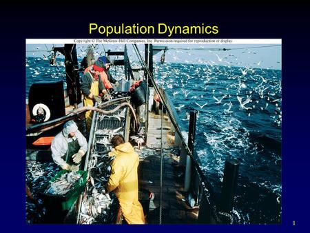 1 Population Dynamics. 2 Outline Dynamics of Population Growth Factors That Increase or Decrease Populations Factors That Regulate Population Growth Conservation.