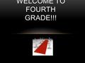 WELCOME TO FOURTH GRADE!!!. D AILY L ANGUAGE R EVIEW –MORNING WORK EVERYDAY *
