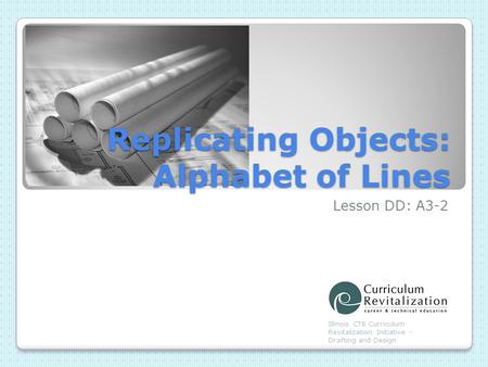 Replicating Objects: Alphabet of Lines