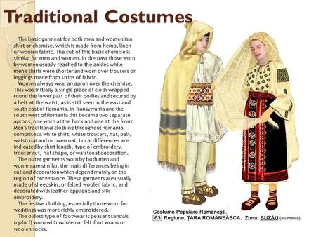 Costume populare romanesti Romanian traditional costume. - ppt download