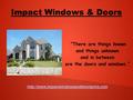 Impact Windows & Doors