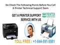 Do Check The Following Points Before You Call A Printer Technical Support Team