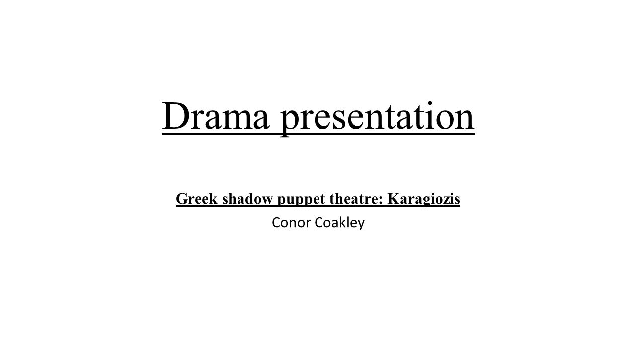 Alexander the Great and the Cursed Snake Karagiozis Puppets Greek Shadow Theater 
