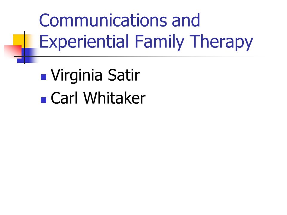 symbolic experiential family therapy