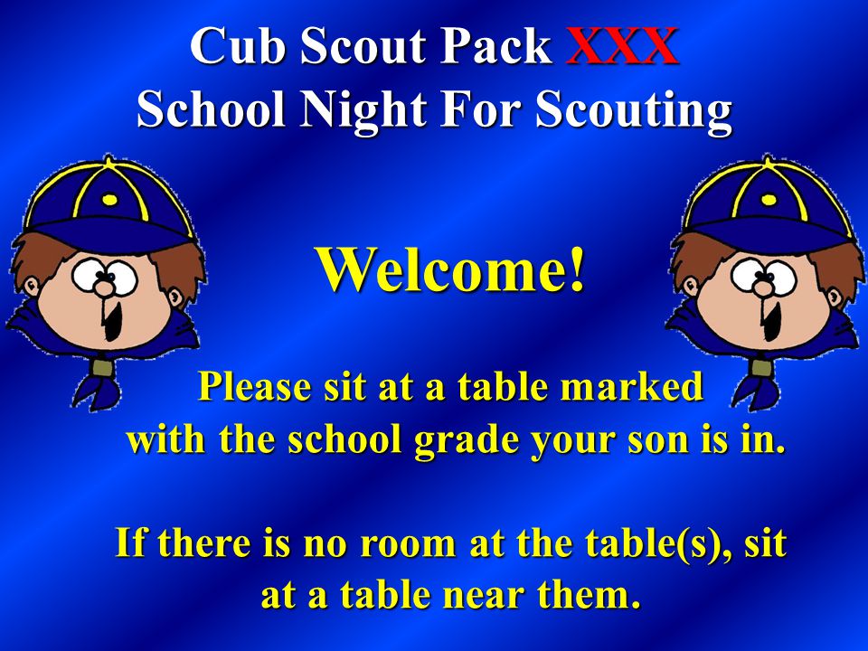 Cub Scout Pack XXX School Night For Scouting - ppt video online download