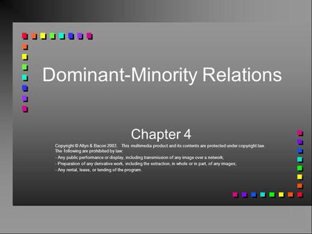 Dominant-Minority Relations