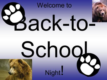 Welcome to Back-to- School Night !. Newsletters Come home MONTHLY! Please read over them with your student! Watch for the BONUS BOXES on them!