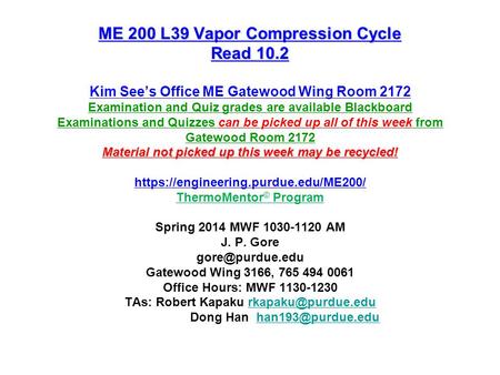 ME 200 L39 Vapor Compression Cycle Read 10