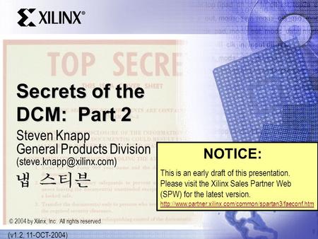 Secrets of the DCM: Part 2