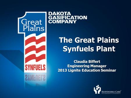 The Great Plains Synfuels Plant