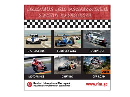 DRIVING EXPERIENCE. Program A. PAIR RACING EXPERIENCE Skills Required: Amateur Driver/ Group Size: 15 persons Description: the program is intended for.