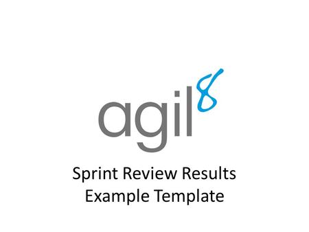 Sprint Review Results Example Template.