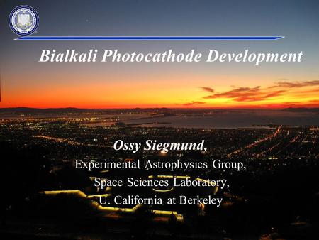 Bialkali Photocathode Development