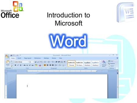 Introduction to Microsoft. What is Word A computer program created by Microsoft as part of the Office Suite. (Including Excel, PowerPoint, Outlook and.