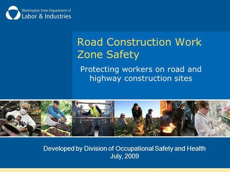Road Construction Work Zone Safety